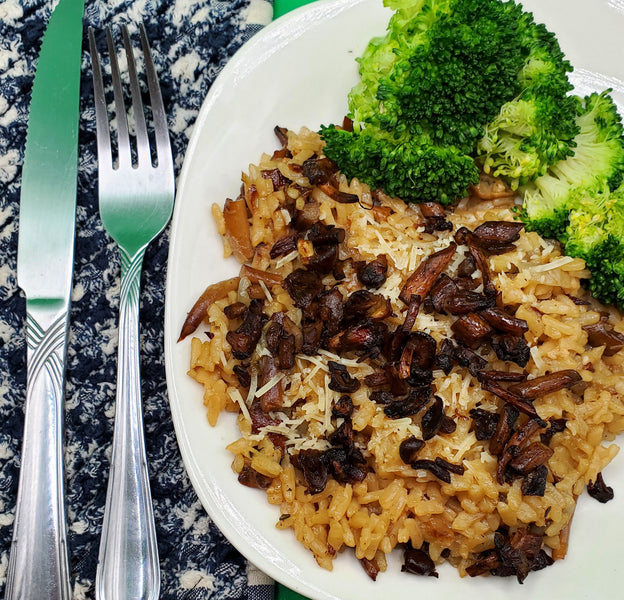 Delicious Chestnut and Oyster Mushroom Risotto Recipe